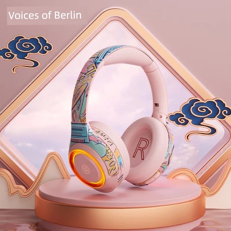 Burmester Wireless Bluetooth Headphone Head-Mounted Computer With Microphone Gaming Electronic Sports Special Noise_voghion.com