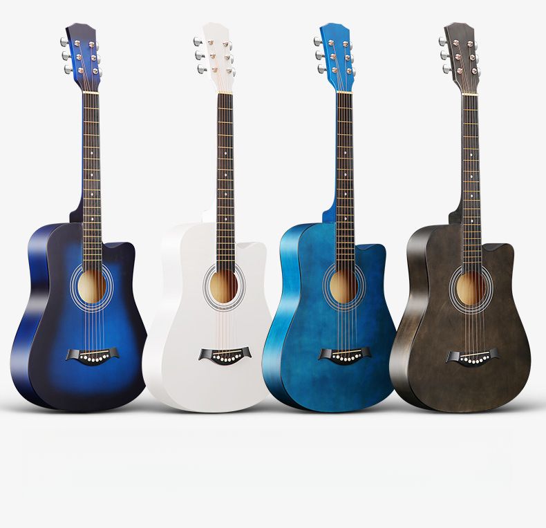 Chitarra per principianti in tiglio liscio da 38 pollici e 41 pollici_voghion.com