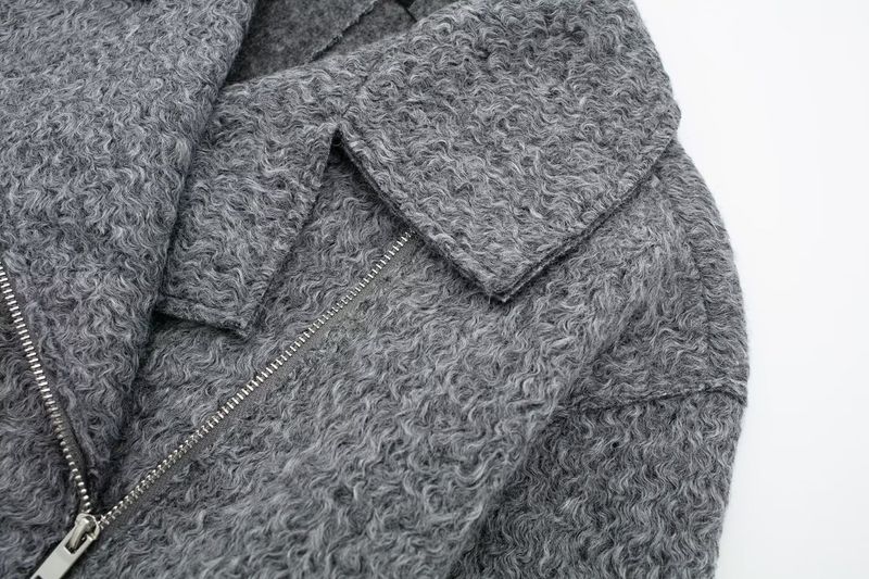 Women's 2023 autumn new pearl fur woolen temperament commuting jacket_voghion.com