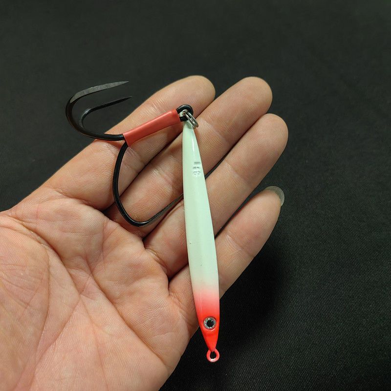 Blade Scale Casting Large Lure Fishing Gear Full Set Spear Hook Slim Long Iron Plate_voghion.com