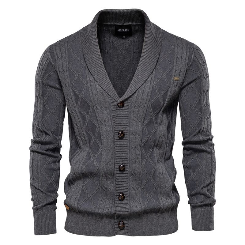 2024 Herbst- und Winterpullover für Herren, neue lässige Strickpullover, Plug-In-Jacken für Herren, modische Casual Splicing-Pullover für Herren_voghion.com