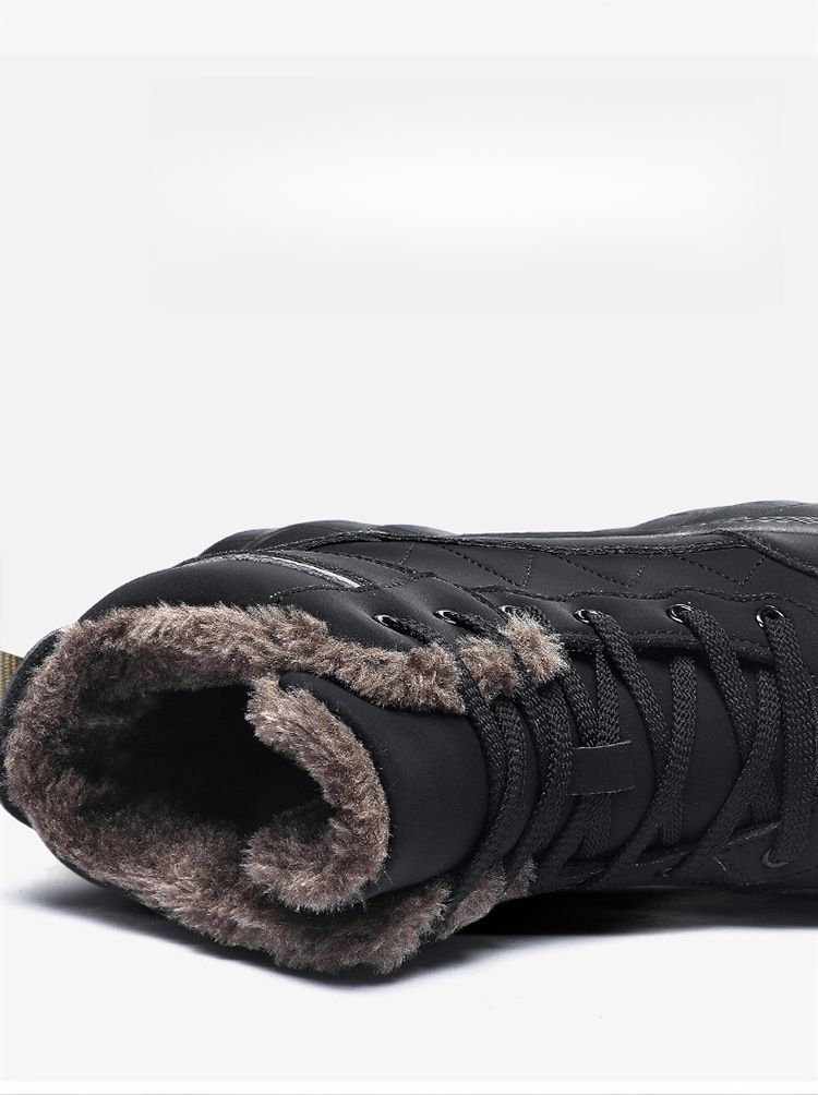 Men's Snow Boots Thickened, Slip-Resistant, Waterproof Warm Fall/Winter 2025 New_voghion.com