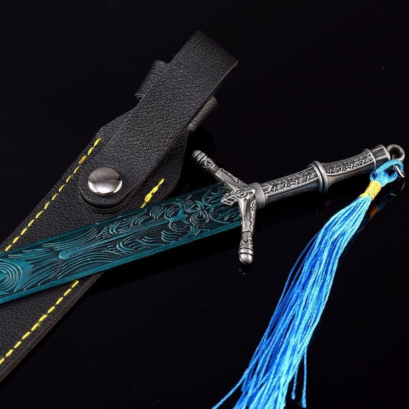 Elden Ring DLC Shadow Of The Erdtree Bloodborne's Holy Moonlight Großschwert Kampfkunstschwert Spielsammlung Schreibtisch Zimmerdekoration Rucksackanhänger_voghion.com