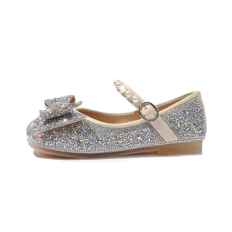 2026 mädchen Kristall Prinzessin Mode Frühjahr Und Herbst Neue Flache Rosa Perle Einzelnen kinder Schuhe Mädchen_voghion.com