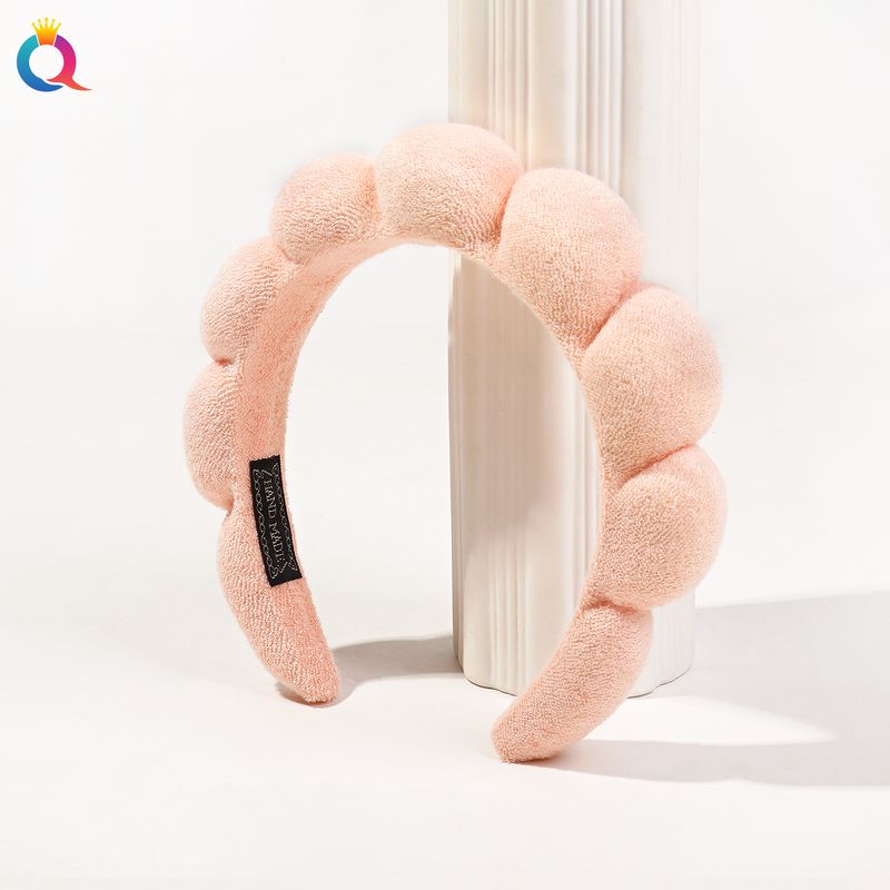 Fascia per capelli da spa - Fascia per capelli in spugna con morbida schiuma per chioma alta, trucco e cura della pelle_voghion.com