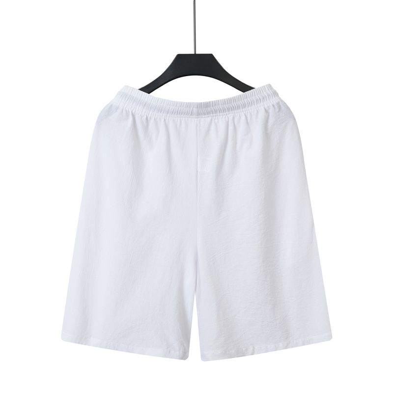 Men's Linen-Cotton Drawstring Shorts – Breathable Summer Casual & Beach Pants (S-XXXL, Relaxed Fit, Quick-Dry, Machine Washable)_voghion.com
