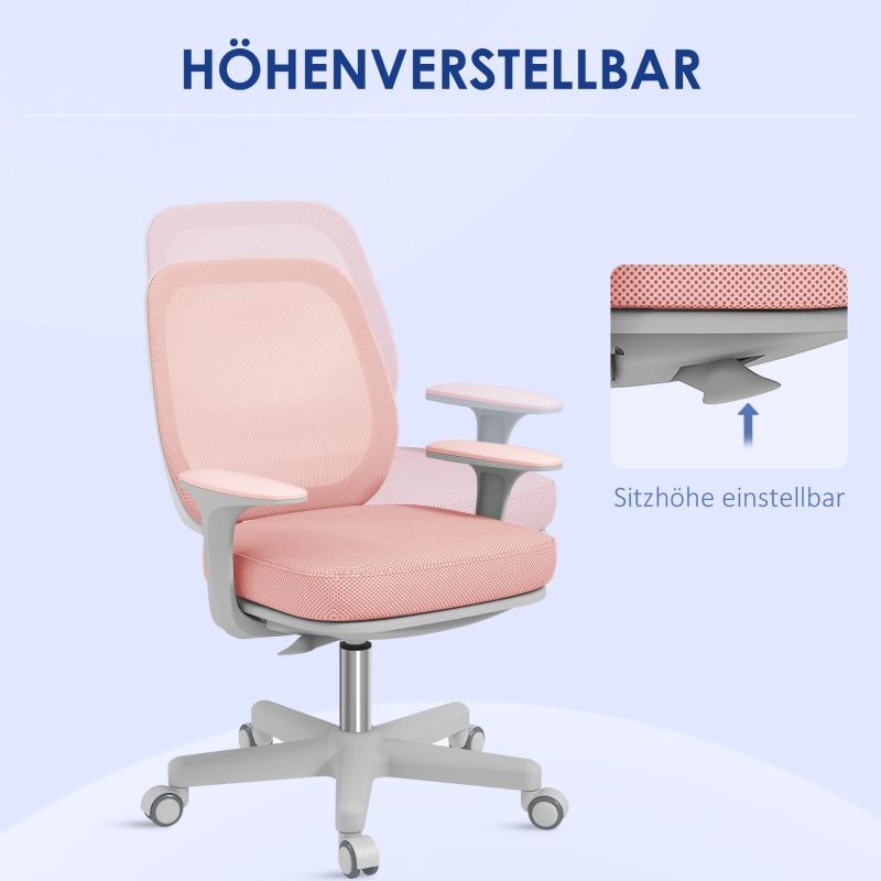 Ergonomischer Schreibtischstuhl Höhenverstellbar, Rosa_voghion.com