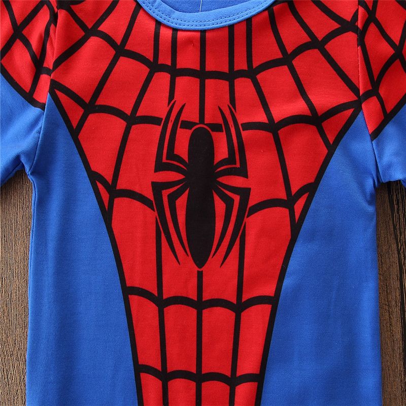 Ropa infantil de primavera y otoño para niños, conjunto de pijama de 2 piezas para fiesta de Halloween, traje de casa con forma de héroe_voghion.com