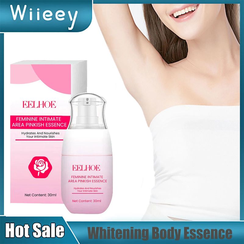 Körperbleichserum zur Verbesserung stumpfer, dunkler Haut, Aufhellung der Lippen, Achselhöhlen, Ellbogen, Knöchel, Oberschenkel, Knie, Intimbereiche, private Aufhellungsessenz_voghion.com