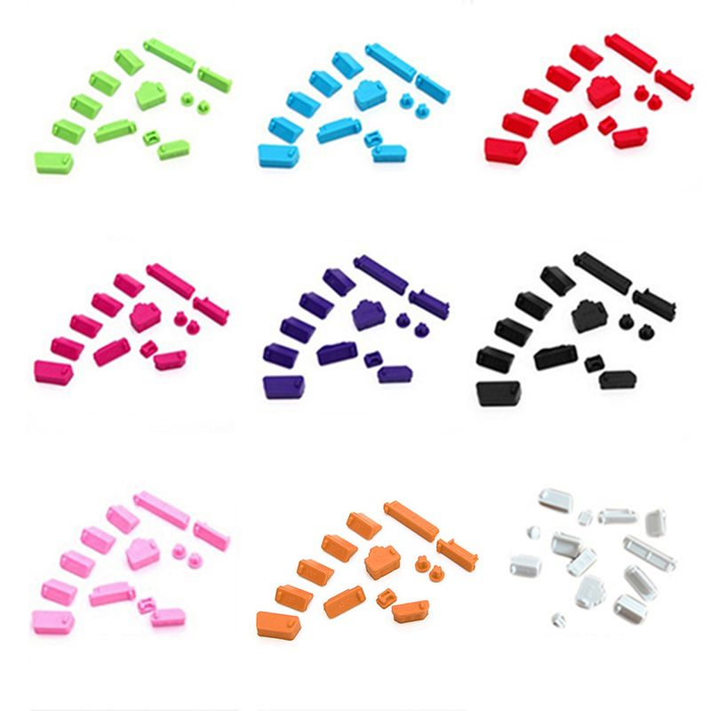13 pièces/ensemble universel pour ordinateur portable ordinateur portable Silicone anti-poussière Ports couvercle bouchon de prise_voghion.com