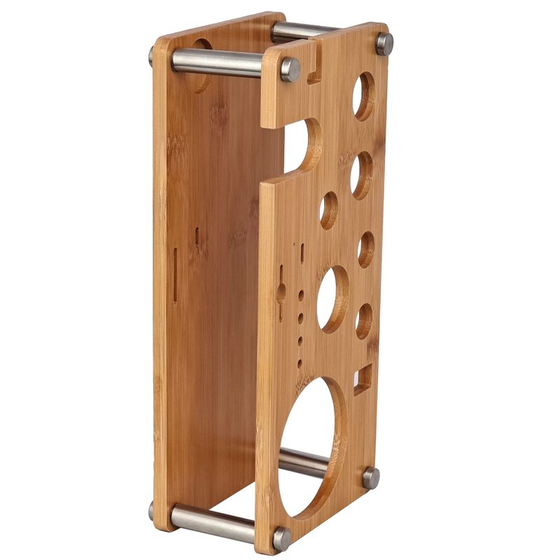 Neu Bambus Acryl Stehen Cocktail Bar Werkzeuge 17-Teiliges Set Shaker Stroh_voghion.com