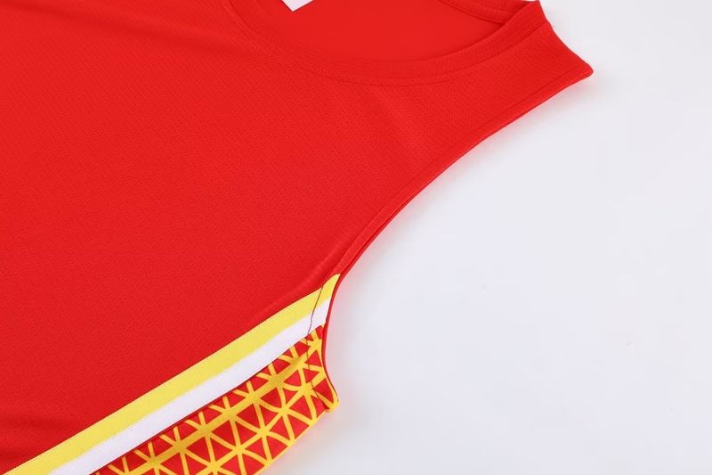 Terno de basquete americano com camisa, colete estampado, treinamento de tamanho europeu, uniforme de equipe de competição esportiva, faculdade_voghion.com