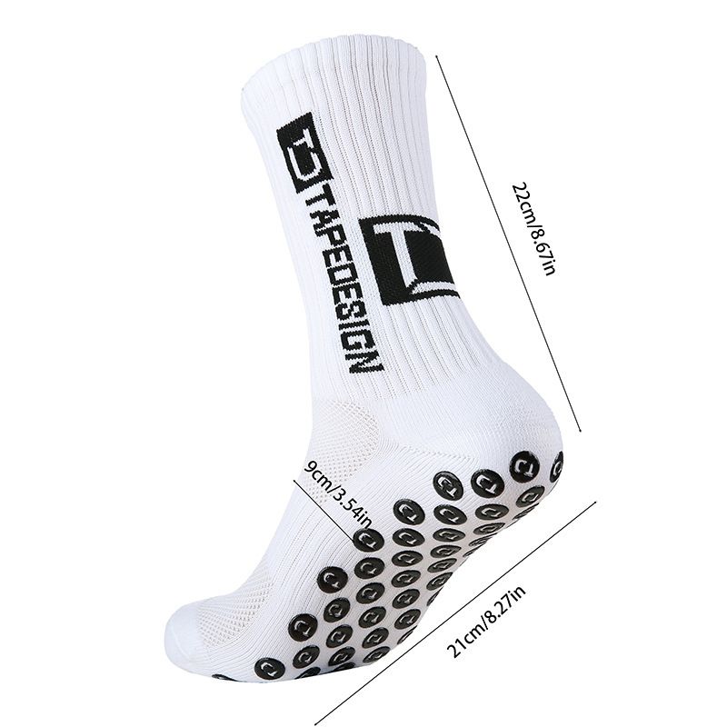 Pro-Grade Football Socks With Cushioned Sole & Anti-Slip Grip – Moisture-Wicking, Odor-Resistant (10 Colors, 100% Nylon, Unisex)_voghion.com