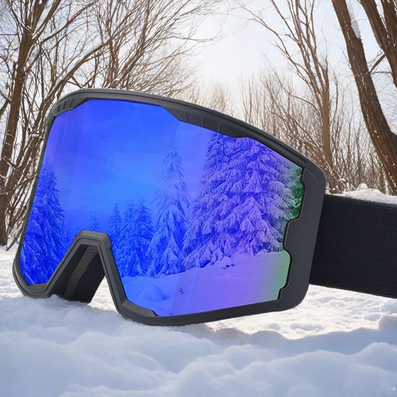 Outdoor Sports Double Layer Anti-fog Ski Equipment Glasses Windproof Riding Climbing Goggles_voghion.com