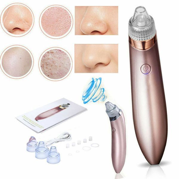 Aspirateur électrique pour points noirs, nettoyeur de pores, élimine les boutons d'acné, outil d'aspiration puissant, élimine les points noirs, aspiration sous vide des pores, dermabrasion au diamant F_voghion.com
