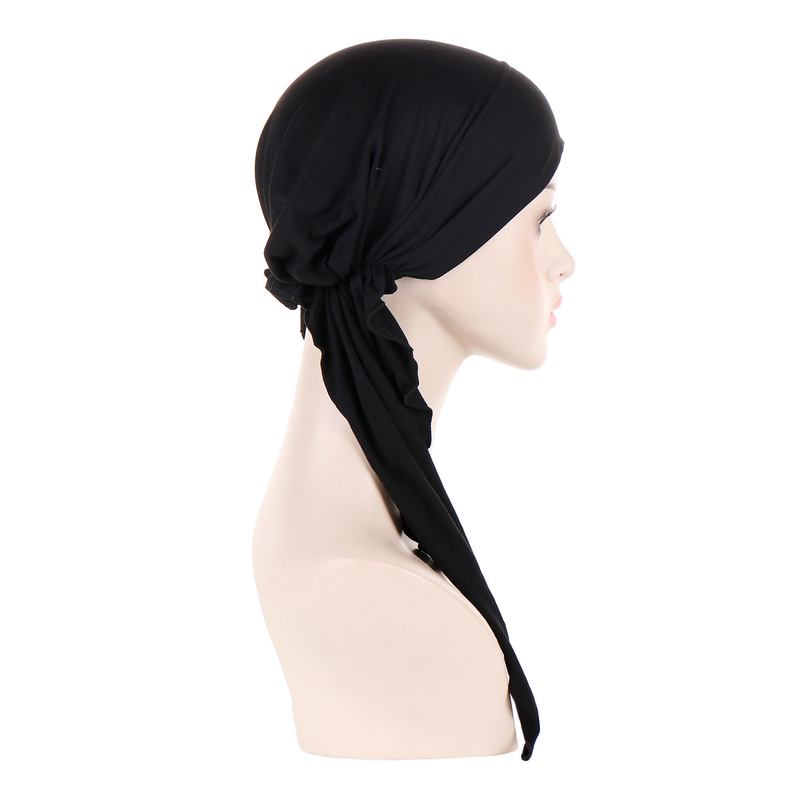 Cappelli da donna Nuovo cappello turbante a tesa larga multicolore Cappello curvo Cappello turbante Cappello da donna musulmano_voghion.com