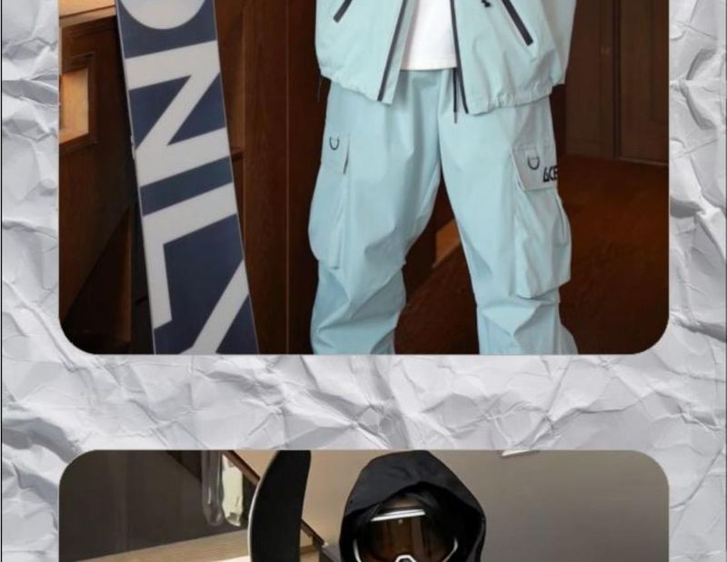 2023 New Large Edition Ski Suit Set, Warm, Breathable, Waterproof, American Functional, Unisex, Qijiayi_voghion.com
