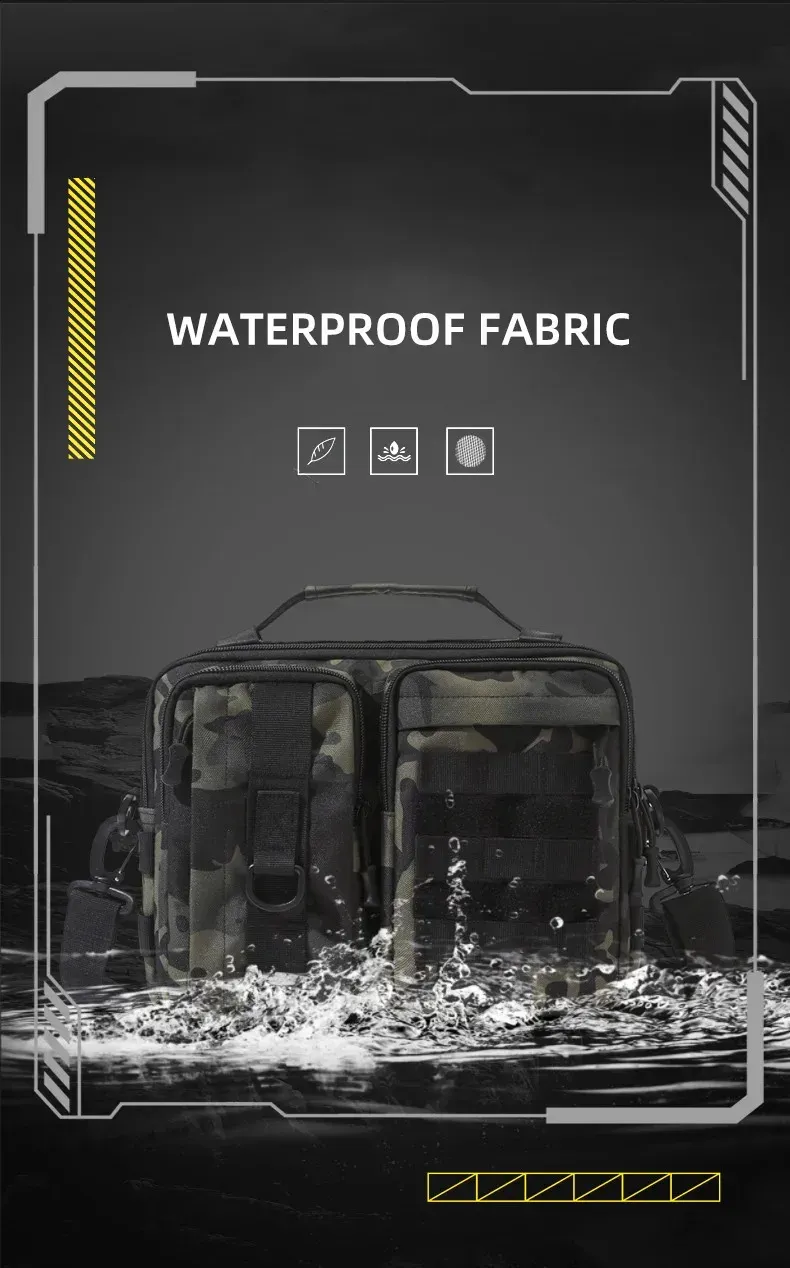 Borsa a tracolla tattica da escursionismo, da campeggio, da uomo, per escursionismo, arrampicata, pesca, tracolla, per esterni, weekend, Molle 250321l_voghion.com
