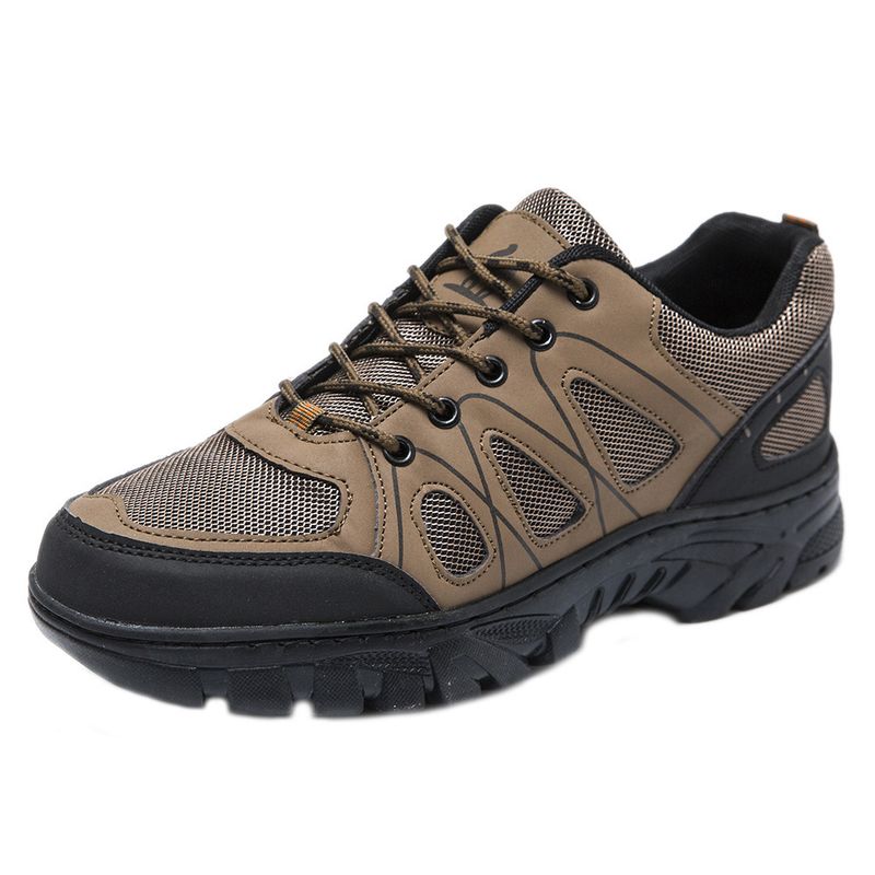 Chaussures de sport décontractées en maille respirante pour homme, semelles épaisses et résistantes à l'usure_voghion.com