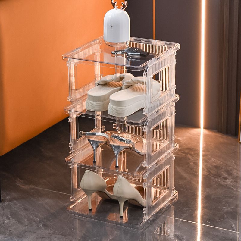 4-7 Tier Shoe Rack Vertical Wooden Organizer Storage Stand Entryway Shoes Tower_voghion.com