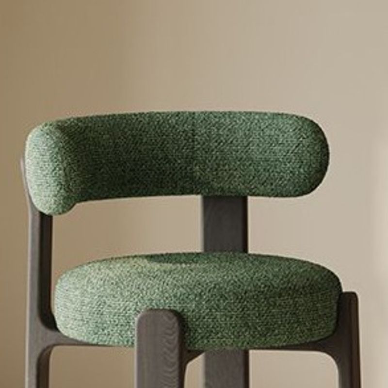 French Retro Solid Wood Home Wabi-Sabi Mid-Century Style Dining Table Designer High-End Nordic Backrest Chair_voghion.com