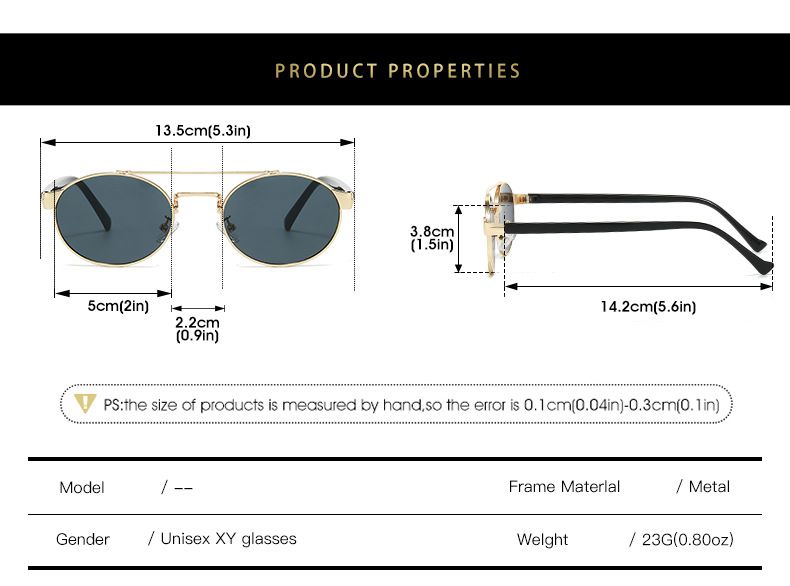 2024 Nuovo Double Beam Personalizzato Ovale Internet Celebrity Versatile Semplice Occhiali da sole_voghion.com