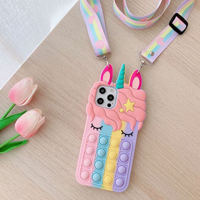 Raibow Layard 3D Uicor Suitable For IPhoe 12 Phoe Case, Iphone 11 Rodet Killer Silicoe XR Eyelash Horse_voghion.com