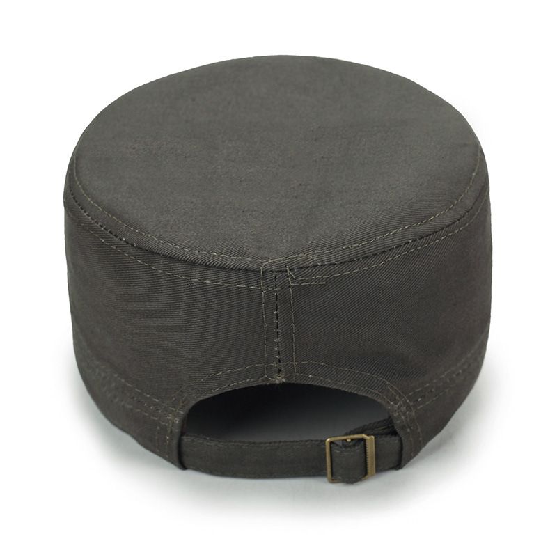 Hat for middle-aged men, baseball camouflage military men's flat top duckbill casual sun protection hat, spring and_voghion.com