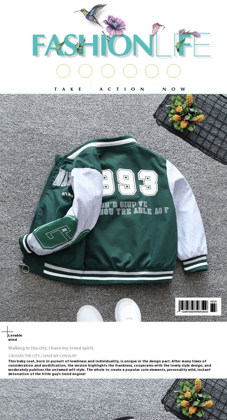 outerwear Spring 2024 new item Zhongda children's clothing Children's casual spring and autumn top Boys' jacket Western_voghion.com