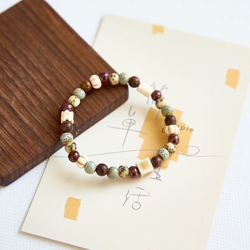 Jingdezhen Keramik Armband Geschenk, Antike Stil Perle, Neue Einfache Handgemachte Weberei, Chinesischen Stil, Kleine Und Frische Für_voghion.com
