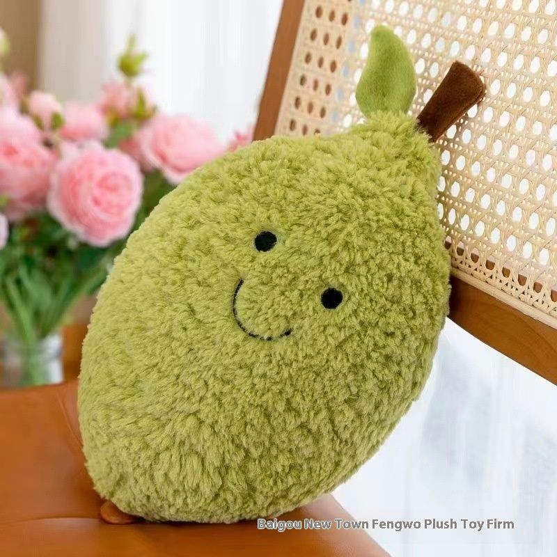creative simulation fruit plush toy claw machine Durian Pumpkin Strawberry Mango Pineapple_voghion.com