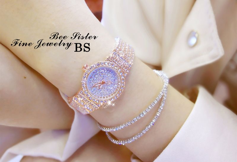 New light luxury chain watch small chain full of stars full of diamonds women's watch_voghion.com