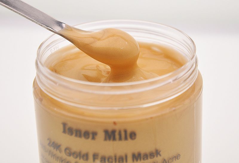Gesichtsmaske Knochenkollagen Mitesser entfernen Pflegende Goldpulver-Gesichtsmaske_voghion.com