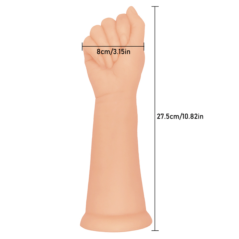 Poing 27.5*8CM gode surdimensionné Simulation bras godes poing jouets sexuels grosse bite douce pour Masturbation féminine F s_voghion.com