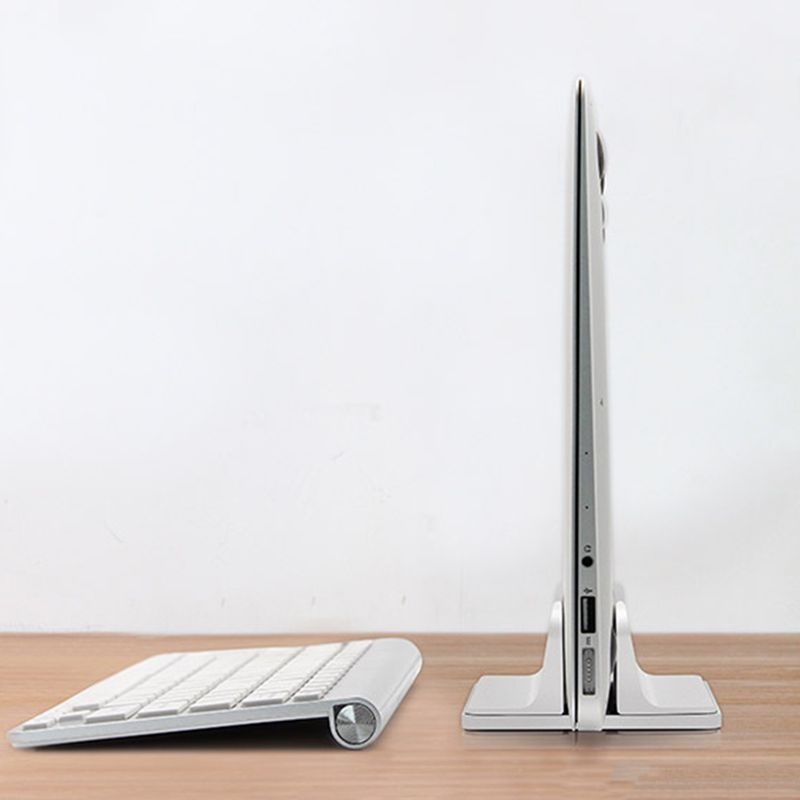 Xinweiqing Stativ Spara utrymme Fäste Bärande Rostfritt Justerbar Fast Dator Anti-halk Universal Laptop Vertikal_voghion.com