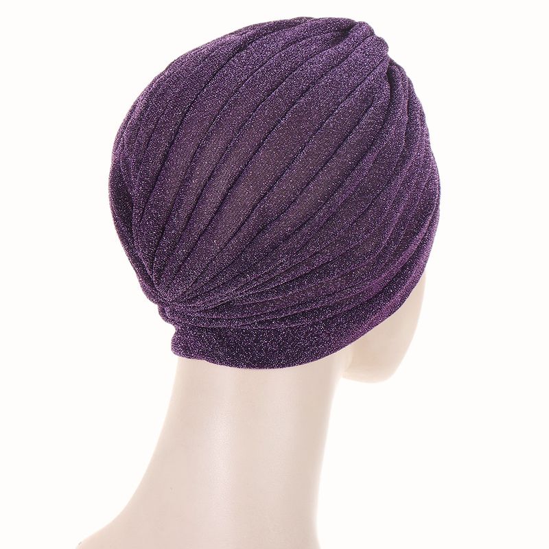 Muslimský turban, indický klobouk, zářivý hedvábný klobouk, pouliční móda_voghion.com