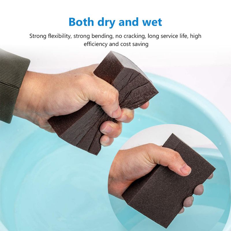 Polishing Sanding Sponges Sanding Blocks Sponge Sands Block Polishing Wood Furniture Metal Derusting Sandpaper Washable_voghion.com