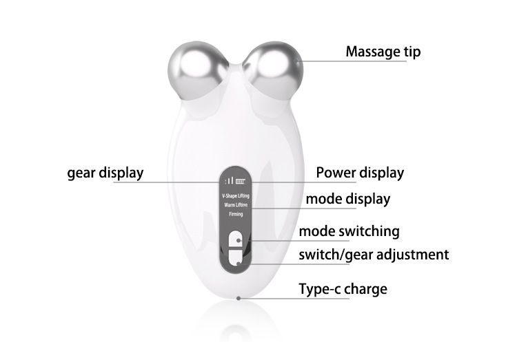 new 2026 Beauty Instrument, Household Facial Temperature Massage And Lifting Device, EMS Micro Current Pulse V-shaped Face Instrument, Device,_voghion.com