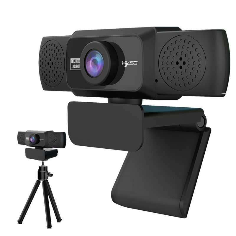 Nueva computadora S5 de alta definición 1080P con cámara de conferencia giratoria de 360 grados para transmisión en vivo de cursos en línea_voghion.com