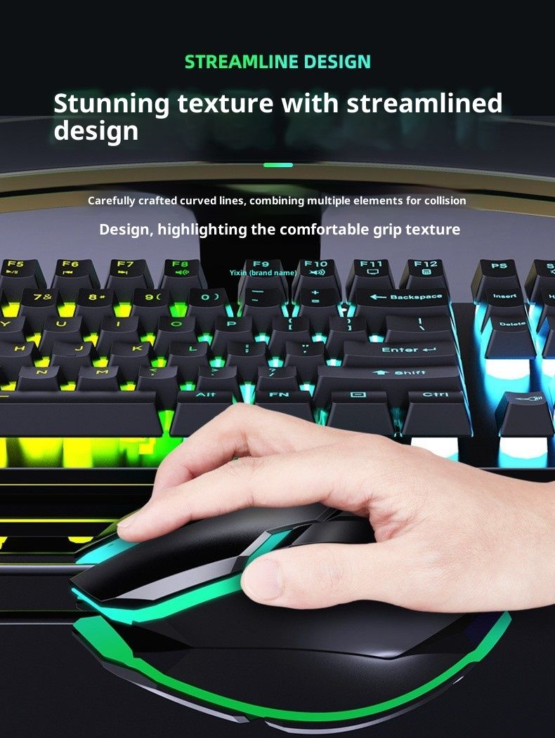 Digitex Digitex Gaming Colorful Glowing Home Office Computer Wired USB Optical Mouse In Stock One Piece Dropshipping_voghion.com