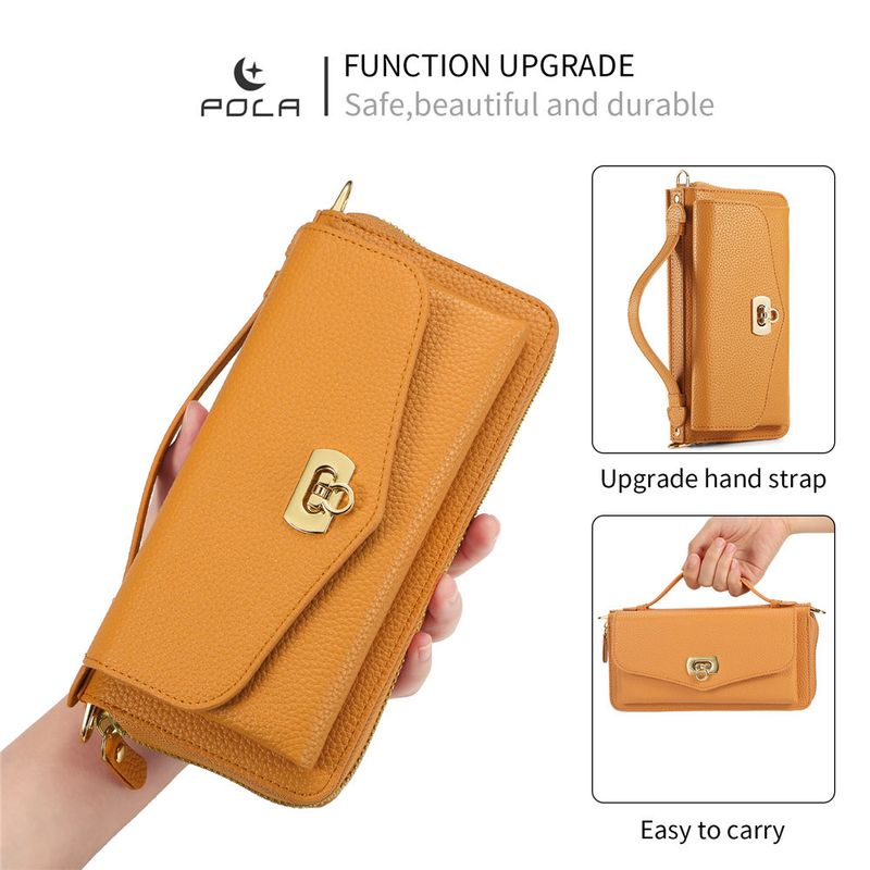 Afneembare crossbody-kaarthouder portemonneehoes voor Samsung Galaxy S25 S24 Ultra S23 Plus S22 Note 20 multifunctionele handtas_voghion.com