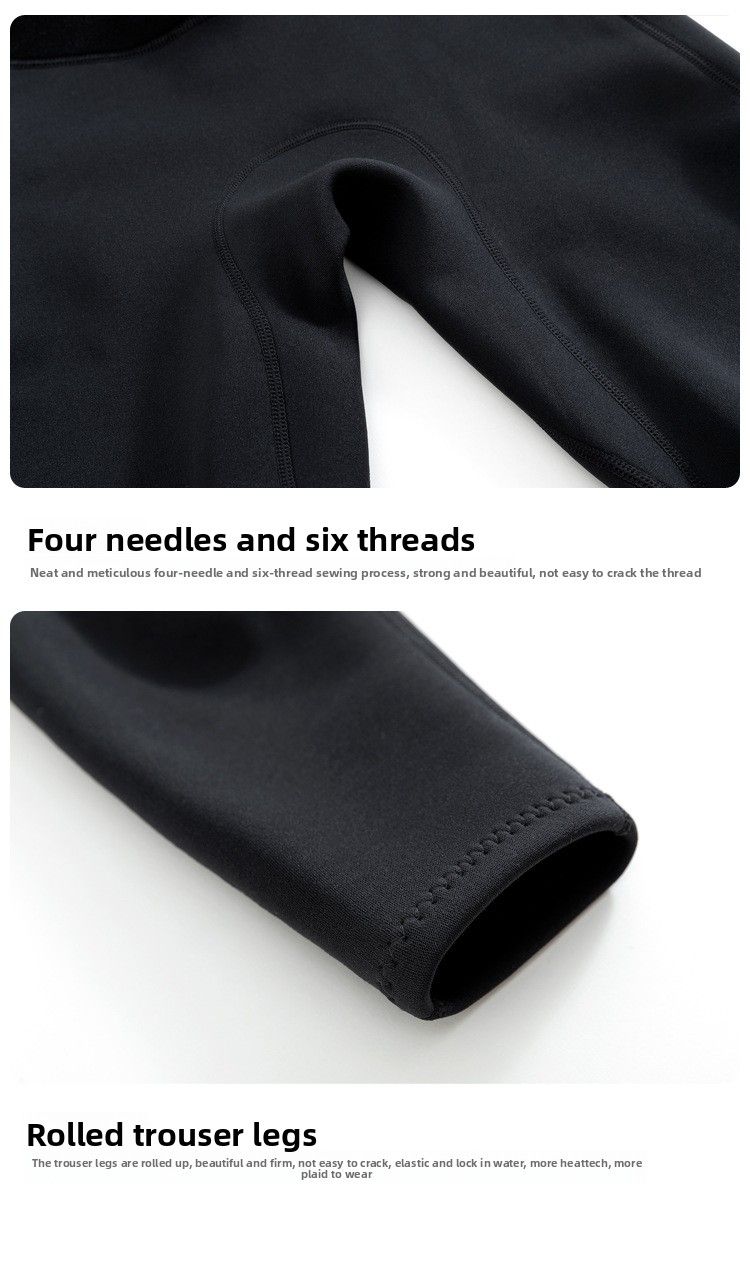 Novo traje de mergulho térmico de 2 mm para homens e mulheres, roupa de banho de inverno à prova d'água com proteção solar de duas peças para mergulho com snorkel e surfe_voghion.com