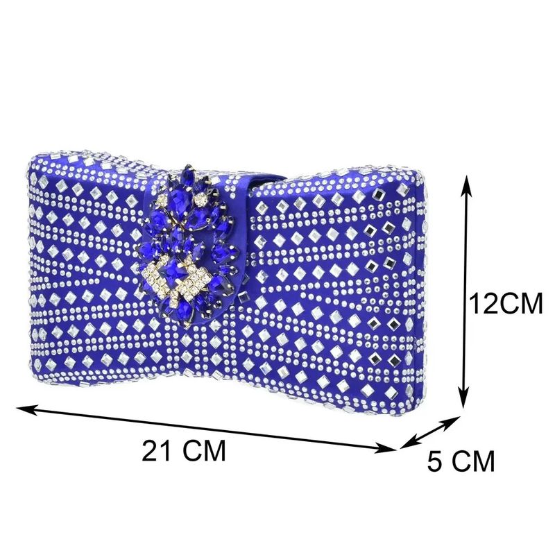 Sandali con tacco a spillo incastonati di diamanti con set di borse da cena Borsa da sera con strass dal design elegante_voghion.com