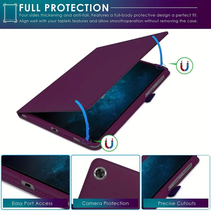Za iPad Pro 11 Air 5 4 3 10. 10.9 inča 10.2 9.7 Mini 6 Pu pu futrola sklopiva, ravna, s postoljem, futrola za tablet_voghion.com