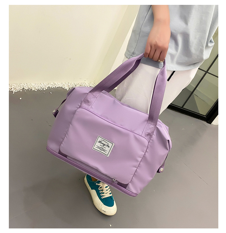 Große Kapazität, faltbare Reisetaschen für Damen, Fitnessstudio, Yoga, Aufbewahrung, Umhängetasche, Herren, wasserdichtes Gepäck, Handtasche, Reisetasche_voghion.com
