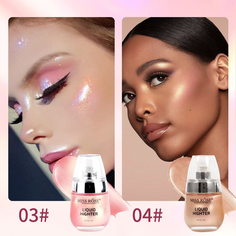 MISSROSE Pearlescent Liquid Highlighter - Ultra-Shimmer, Mermaid Starry Sky Effect, Natural Brightening For Eyes & Body_voghion.com