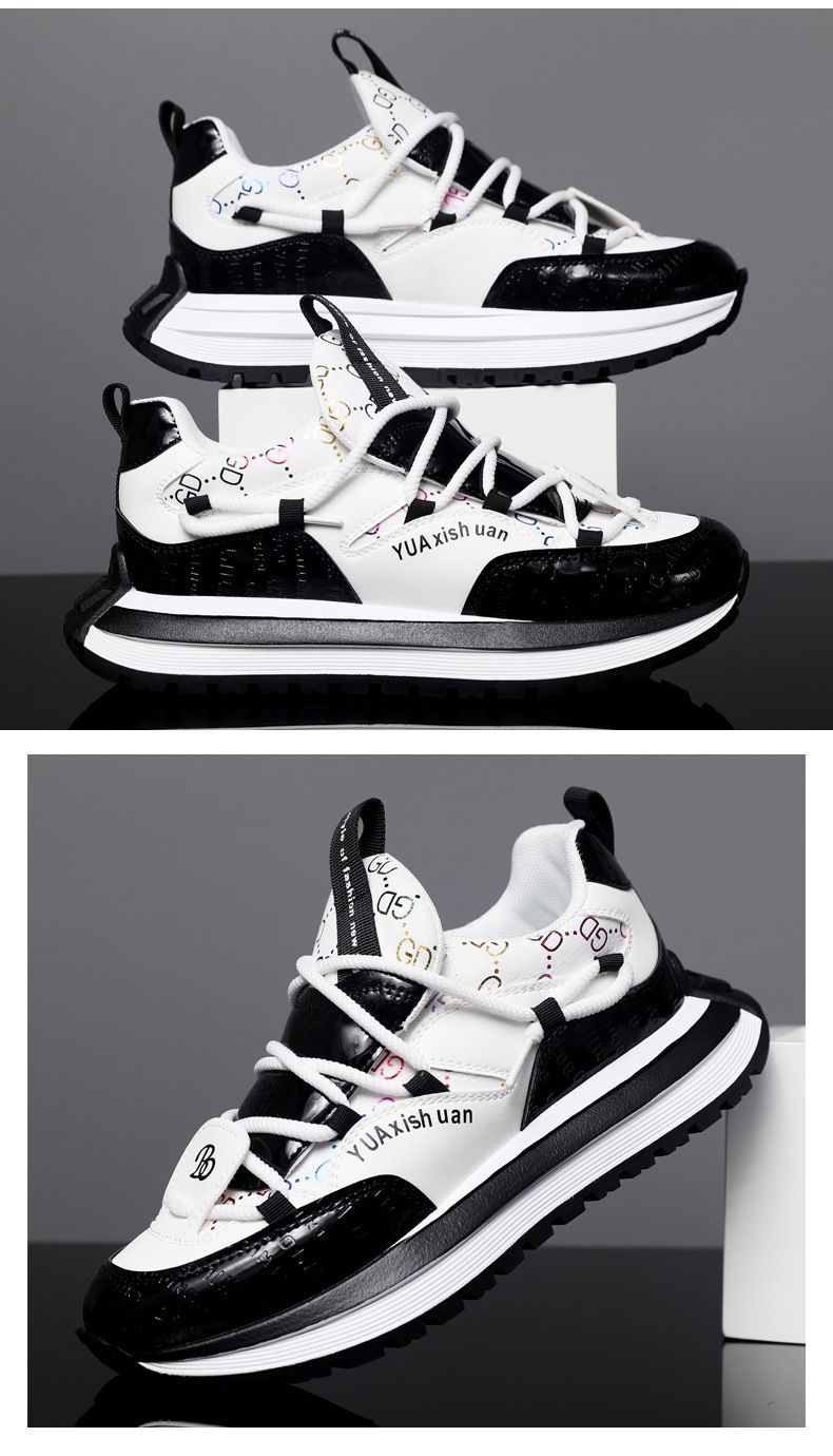 Scarpe da uomo autunno e inverno 2024 nuove scarpe sportive con suola spessa scarpe di alta qualità in mesh fresco scarpe di nicchia alla moda scarpe da papà_voghion.com