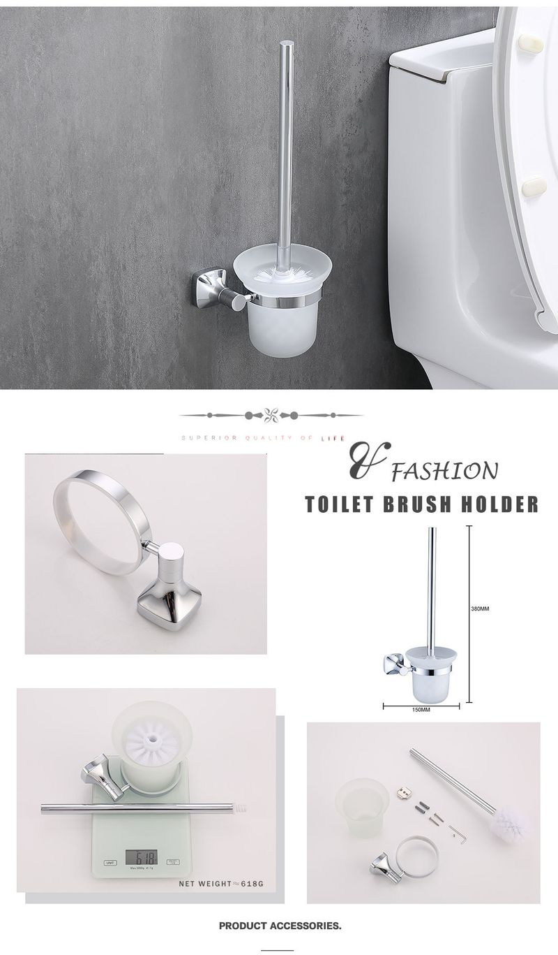 Chrome bathroom towel rack towel bar single rod bathroom storage rack hanging rack bathroom light luxury style towel rack_voghion.com