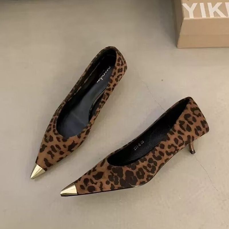 Scarpe da donna con tacco a spillo, tacco a spillo, tacco alto, stile gattino, stile francese, scarpe con gonna profumata_voghion.com
