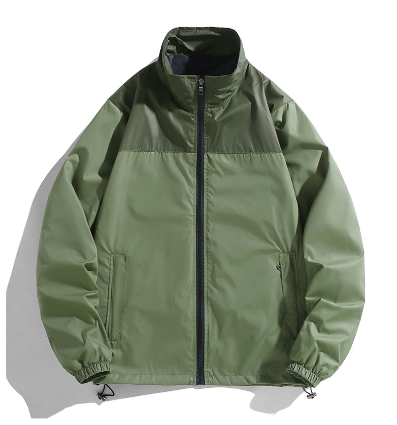 Jackets, student color matching jackets, men's spring and autumn styles, youth trend, contrasting colors, handsome_voghion.com